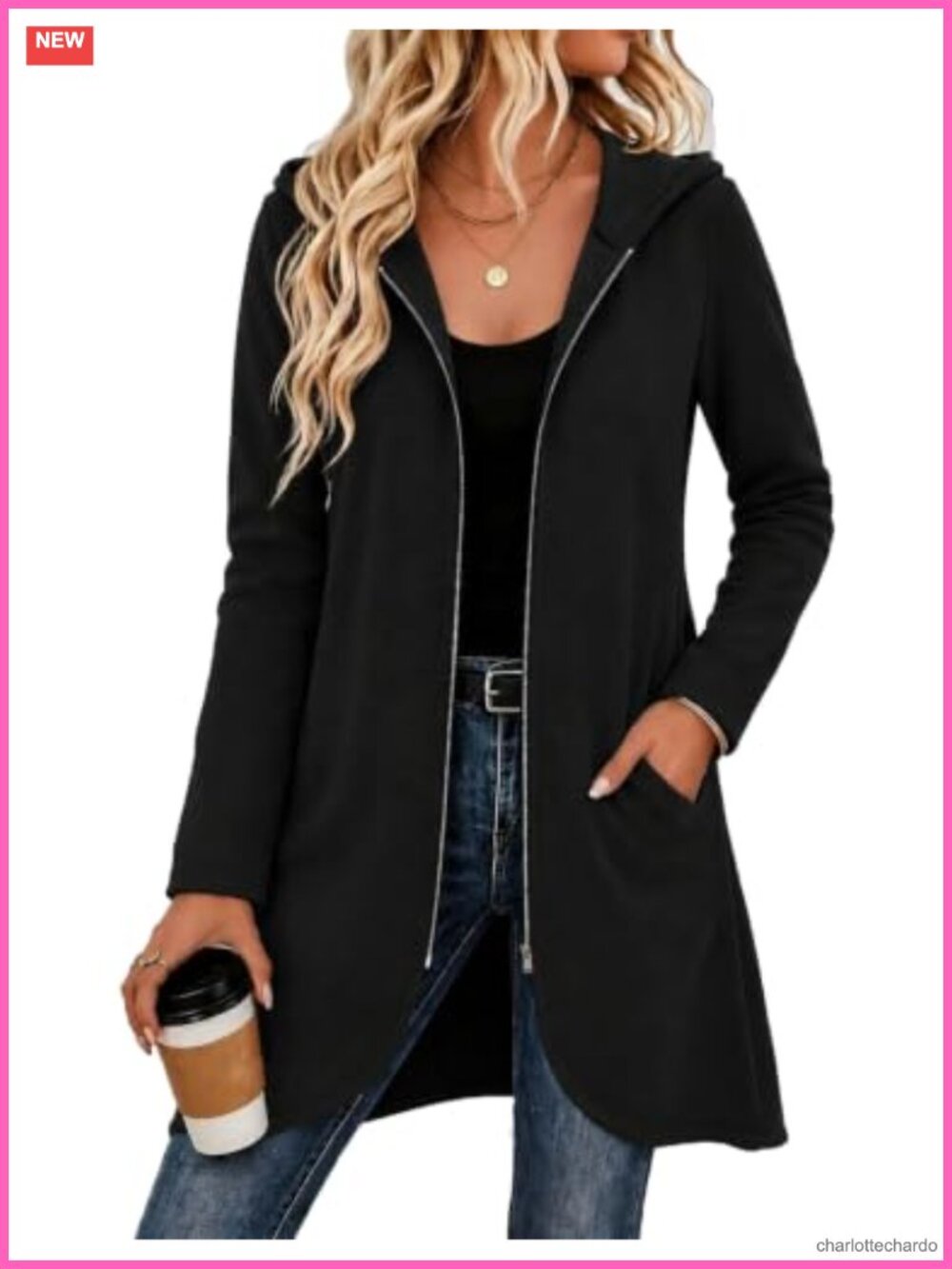 Women's Zip Up Hoodie Fleece Long Sleeve with Pockets